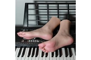 YH-feet Silicone Piedi Modello, 1 Paio di Piedi Femminili realistici in Silicone Liquido Modello di Piede in TPE, per disegnare riflessologia