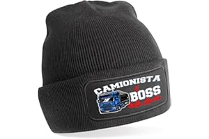TeeDesign Berretto Camionista Il Boss della Strada. Regalo Compleanno per Uomo papà Nonno Gadget - Cappello Camionista