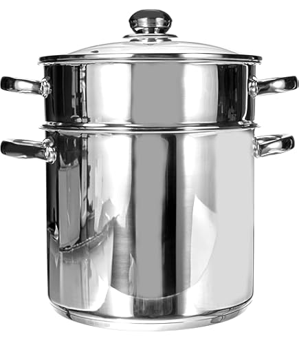 Couscous Pan - 6 Liter - Stoompan - Alle Warmtebronnen ( Ook Inductie