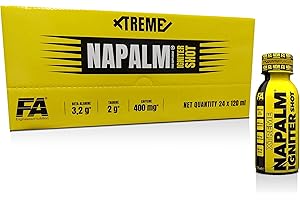FITNESS AUTHORITY FA Xtreme Napalm IGNITER Shot - 24 x 120 ml Box - Geschmack: Passion Fruit (Passionsfrucht)