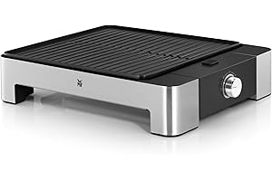 ‎WMF WMF Lono Tischgrill Quadro, Indoor Grill, Elektrogrill klein mit kompakter Grillfläche, spülmaschinenfest, 1250 W