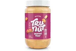 Tru-Nut Vegan Peanut Flour - No added sugar - Ideal for low-carb cooking, baking, and porridge - High in protein & fiber - Fine, roasted flour - Gluten Free - 397g
