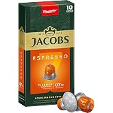 JACOBS - Espresso 7 Classico - Medium Density - Balanced and Fruity - Espresso Capsules - 10 aluminum capsules