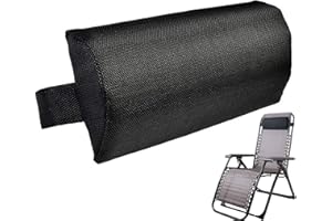 EAYOLY Almohada reclinable, Almohada para Tumbona Almohada reclinable ergonómica Ajustable para la Cabeza Cojín reposacabezas, para tumbonas, Playa y Piscina, 37×17cm