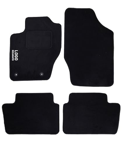 SPRINT04003 - Tappeti auto Moquette antiscivolo Colore nero