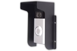 dgyezhao Cubierta de Lluvia para Timbre Ring Doorbell Cubierta antideslumbrante Adecuada para la mayoría de los timbres de vídeo(Plegado Exterior)