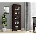 WOOD DECOR HANDICRAFT Furniture Sheesham Wood Crockery Cabinet || Kitchen Cabinet || Display Cabinet | Bookshelf || Wooden Storage Cabinet || (Walnut Finish)