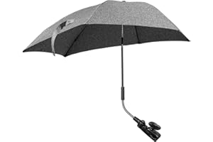 Skibiles Ombrellone Parasole Passeggino Universale, Protezione Anti UV 50+, Parasole Universale per Bambino Neonato, Diametro 78 cm