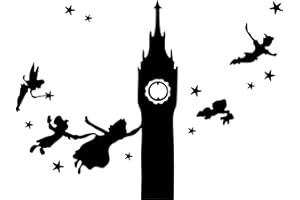 PCSL Premium Quality Vinyl Decal Skin Design Art Sticker, Ideal for Apple Macbook Pro Air Mac/Unibody and Other Notebooks (006 - Peter Pan)