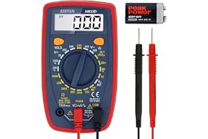 AstroAI digital multimeter, voltmätare, ohmmätare, amperemätare