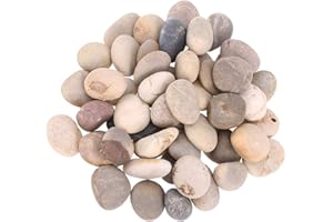 Liekadijiae 25 Pièces Galets à Peindre, DIY Enfants Peintes Rocher, Pierres Créatives Peintes à la Main DIY, pour Dessin de Pierres Peintes, pour Décoration de Jardin, Décoration de Aquarium