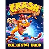 Crash Bandicoot Coloring Book: Stunning Coloring Books For Adult And Kid. Relaxing Activity Pages