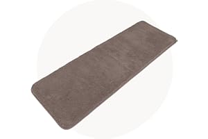 Carvapet Antiscivolo Tappetino Bagno Assorbente Acqua Tappeto Foccia per il Bagno Morbido Peluche Microfibra Tappeto da Bagno (Caffè Leggero, 50x150cm)