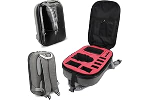 Pikioraz DJI Mini 4 Pro Tasche, Rucksack Koffer für DJI Mini 4 Pro, Tragetasche für DJI Mini 4 Pro Drohne und Zubehör