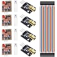 Youmile 4PCS Laser Sensor Module Non-Modulator Tube Laser Receiver Module for Arduino with 4PCS KY-008 650nm Laser Transmitter Module, Dupont Cable
