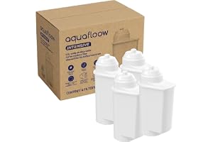 Aquafloow vattenfilter för Siemens® helautomatiska kaffemaskiner – kompatibel med BRITA® Intenza 575491, Siemens TZ70003/TZ70
