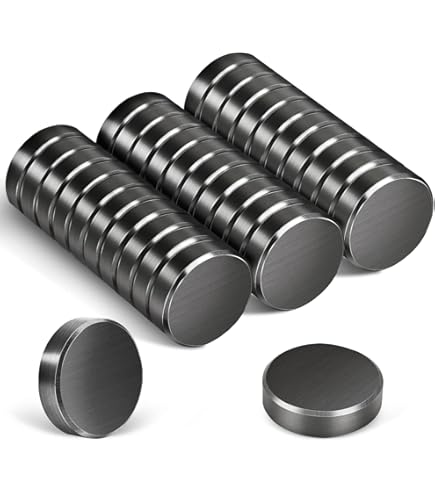 Aimant Flexible Lot De 100 Aimants Néodyme - 8x2mm - Puissants - Argent - Tableau Blanc, Frigo Aimants Puissants