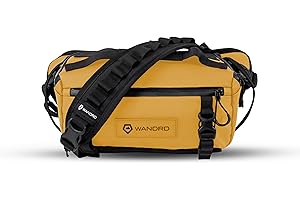 WANDRD Rogue Sling 6L Tasche - Leichte, wetterbeständige Kamera & Everyday One Strap Sling Bag mit Laptopfach (F6-79E5-FE1T), Dallol-Gelb, (6L) UK, Kuriertasche