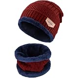 Winter-Beanie Für Herren & Damen - Dicke Thermo-Strickmütze Für Outdoor-Sport & Alltag