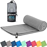 Henaci Lightweight Microfiber Towel Ultra Absorbent with Small Bag