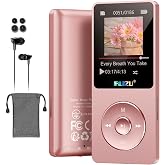 RUIZU MP3 Player 64GB Bluetooth 5.3 Portable with Physical Buttons | Only 30g, 1.8" display, up to 80 hours of playback and e