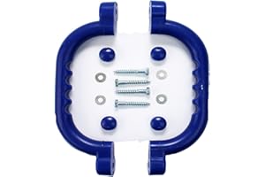 HIKS Set of 2 Blue Grab Handles Hand Grips ideal for Climbing Frame, Tree House, Dens & Play House (also available in Green & Yellow)