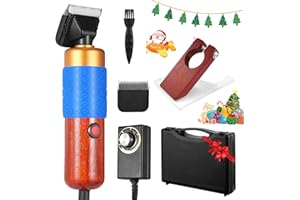 Aomdom Carpet Trimmer 200W Rasoio Tufting Velocità Regolabile Tosatrice Tufting Tappeto Clippers Kit elettrico per cani e gatti per tessitura di tappeti fai da te conigli cani e altri animali