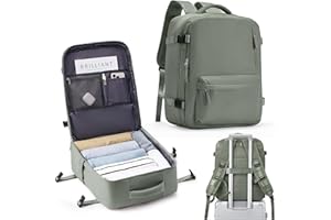 SZLX Zaino Ryanair 40x20x25 Bagaglio a Mano 45x36x20 Easyjet Zaino da Viaggio Donna Cabina Aereo Borsa da Viaggio Laptop Zaino da Lavoro Uomo Impermeabile Zaino per Università porta PC Travel Backpack