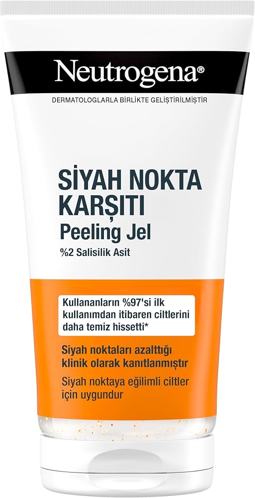 Neutrogena Sivilce Karşıtı Peeling Yüz Temizleme Jeli Salisilik Asitli Akneye Eğilimli Ciltler İçin Arındırıcı 150 ml