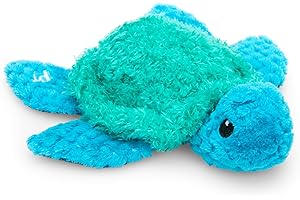 Petface (Little Petface) Talulah Turtle Plush Puppy Dog Toy with Built-In-Squeaker (Pack of 1)