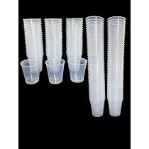 Lot 250 Verres à Shot Plastique Coloré 3cl - Réutilisables Pour Fêtes Et Événements