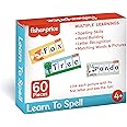Fisher-Price Learn to Spell Puzzles - 60 Pieces, 3-4-5 Letter Spelling Puzzles for Kids Age 4 Years & Above - Learning and Development Puzzles - Fun & Learn with Colorful Puzzles