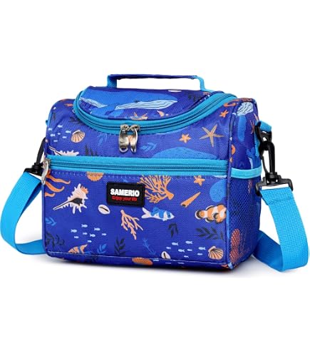 Sac Isotherme Repas Enfant VASCHY 8.2L Licorne Violette - Avec Anse Et Bandoulière Amovible Pour école Ou Pique-nique