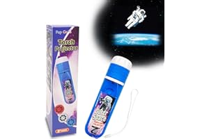 Pup Go Torcia Proiettore Bambini con 24 Immagini Spazio Esterno, Storie Diapositive Torcia Giocattoli per Parete Soffitto Tenda, Crea Le tue Storie, Regali Educativo Scienza Bambini 3+ Anni (Spazio)