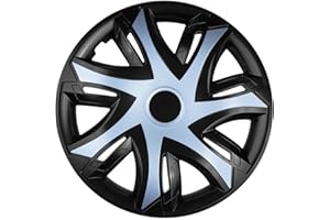 NRM Radzierblende N-Power azurblau/schwarz 15 Zoll 4er Set