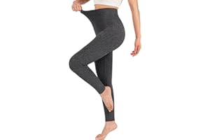 Ancrina Leggings mit hoher Taille für Damen, weiche, Dehnbare Leggings, sportliche Bauchkontrollhose für Lauf-Workout-Strumpfhosen