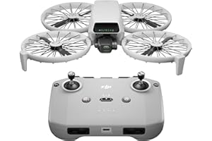 DJI Flip, drone con fotocamera UHD 4K per adulti, < 249 g, stabilizzatore a 3 assi, trasmissione video da 13 km, decollo dalla mano, ritorno automatico, 31 minuti di autonomia, volo intelligente