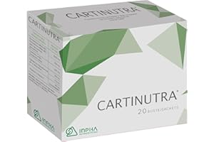 INPHA 2000 CARTINUTRA® Integratore Articolazioni e cartilagini con Glucosamina e Condroitin Solfato, Silicio Organico e Vitamina C ● Senza Glutine e naturalmente senza Lattosio ● 20 Bustine Gusto Tropical