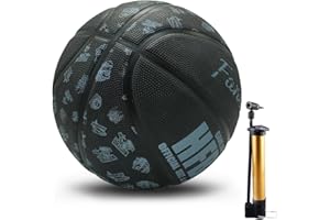 Fantecia Ballon de Basket Taille 7, adapté à Une Utilisation en intérieur/extérieur, Ballon de Basket personnalisé avec imprimé Animalier