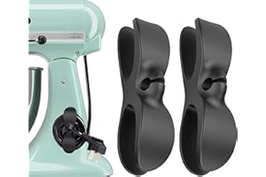 JUJUBE PRODUCTS 2 Pack Upgraded Cord Organizer for Kitchen Appliances with Self Adhesive Mount - Stick On Cord Organizer for Appliances, Cable Cord Holder Cord Winder for Pressure Cooker, Blender, Mixer, Toaster