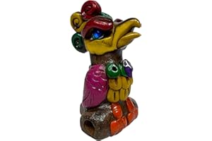ELTRICOLOR Authentic Aztec Bird Whistle Special for Outdoors Activities & Have Fun - (Assorted Colors)