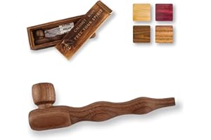 SPIRITPIPES BY CALUMET EST 2015 Calumet Wapi - Purpfeife aus Holz mit Aktivkohlefilter - Vier Holzsorten - Made in Germany … (Nuss)