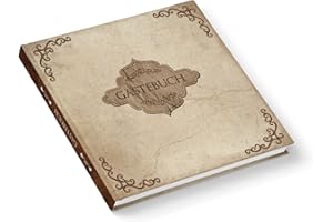 LOGBUCH-VERLAG Libro de visitas antiguo, estilo vintage, 21 cm x 21 cm, tapa dura