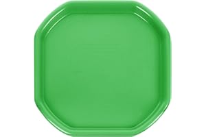 M1SS Small Mixing Tray 70cm x 70cm Plastic Assorted Tuff Tray Kids Messy Activities (Lime Green)