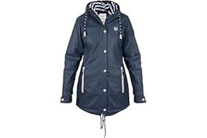 MADSea Rain Manteau de Pluie Femme PU Navy