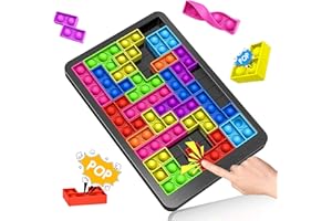 ARIEL-GXR Sensory Toys for Autism, Silicone Puzzle Board Game, Fidget Toy for Girls Boys, Bubble Popper Stress Relief Toy Games for 4 5 6 7 8 Years Old Kids