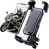 hobimtek HT-171 Bisiklet Telefon Tutucu Gidon Tipi Motosiklet Telefon Tutucu 360 D&ouml;nebilir Darbe Emici Tutacak