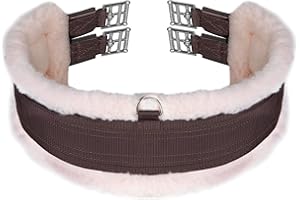 Shires Fleece Lined Pony/Horse Girth - Brown