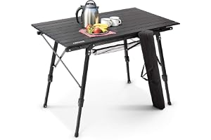 Arebos Campingbord vikbart 120 x 70 cm