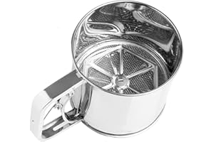 MGE WORLD MGE - Cribador de Harina - Tamizador - Acero Inox - 500 gr